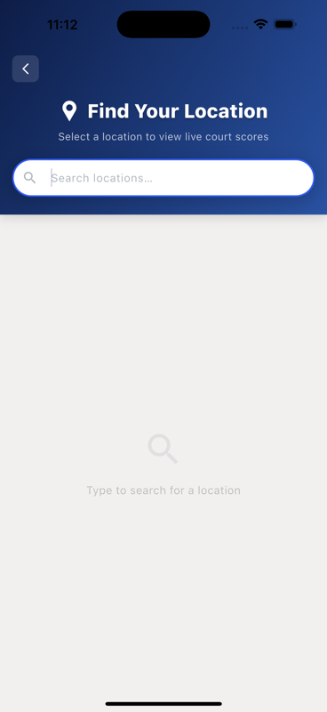 Mobile Scoring App screenshot