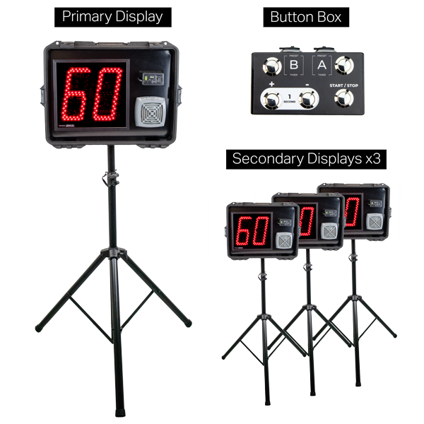 Portable Lacrosse / Pitch Timer 12x24